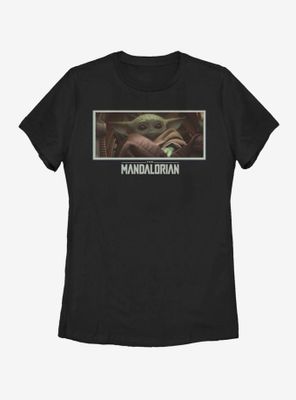 Star Wars The Mandalorian Child Stare Womens T-Shirt