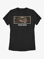 Star Wars The Mandalorian Child Stare Womens T-Shirt