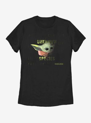 Star Wars The Mandalorian Child Unknown Species Womens T-Shirt