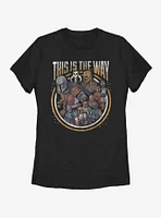 Star Wars The Mandalorian This Is Way Group Womens T-Shirt