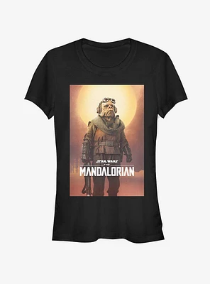 Star Wars The Mandalorian Kuiil Poster Girls T-Shirt