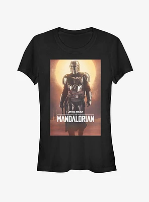 Star Wars The Mandalorian Main Poster Girls T-Shirt