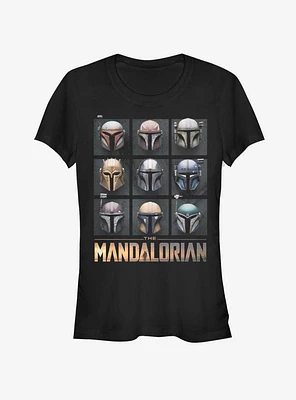 Star Wars The Mandalorian Mando Helmet Boxup Girls T-Shirt