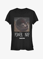 Star Wars The Mandalorian Power Nap Girls T-Shirt