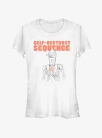 The Mandalorian Self Destruct IG-11 Girls T-Shirt