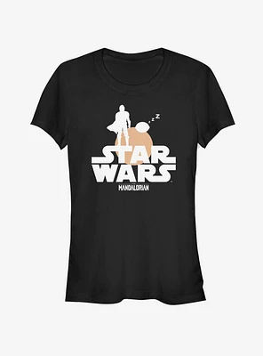 The Mandalorian Sunset Duo Girls T-Shirt