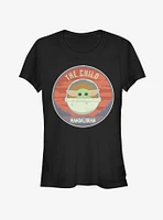 The Mandalorian Child Bassinet Badge Girls T-Shirt