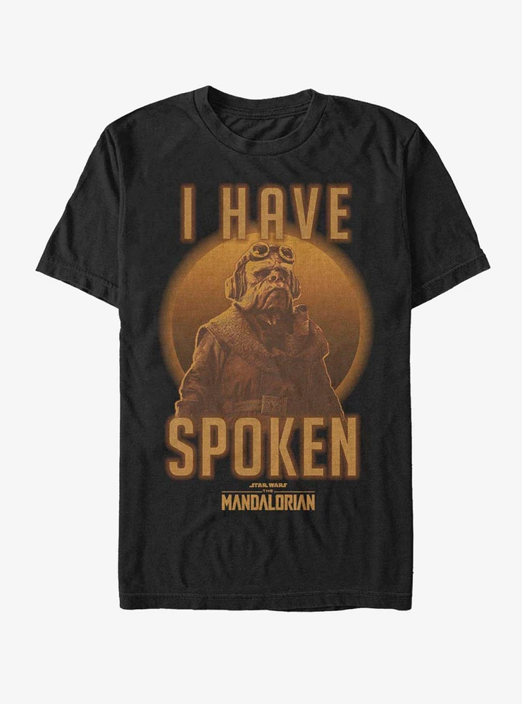 The Mandalorian Kuill Has Spoken T-Shirt