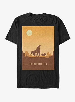 The Mandalorian Mando and Child Poster T-Shirt