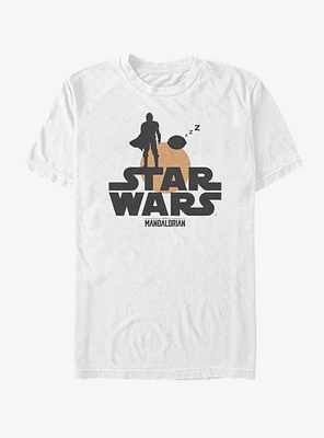 Star Wars The Mandalorian Sunset Duo T-Shirt
