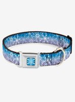 Disney Frozen 2 Snowflakes Dog Collar Seatbelt Buckle