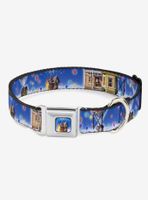 Disney Pixar Up Carl On Porch Flying House Balloons Dog Collar Seatbelt Buckle