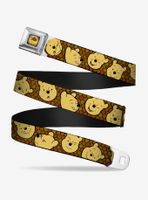 Disney Winnie The Pooh Expressions Honeycomb Youth Seatbelt Belt