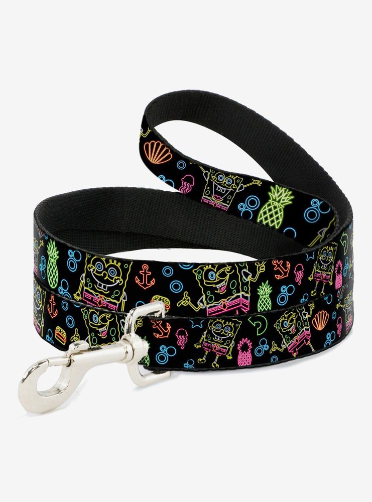 Spongebob Squarepants Electric Poses Dog Leash