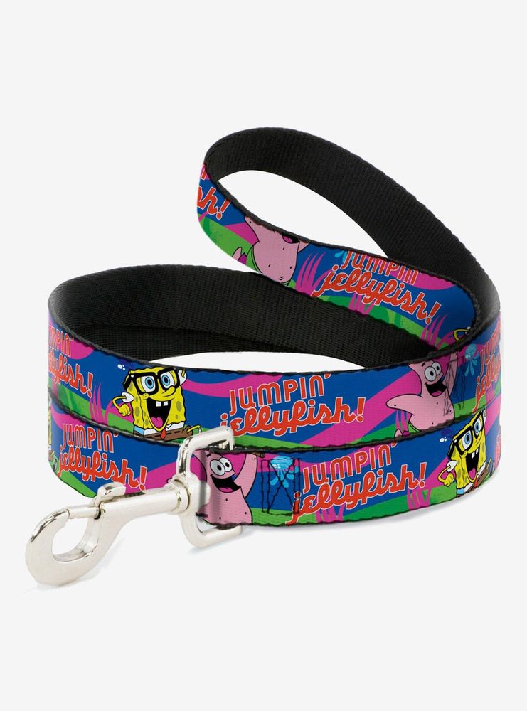 Spongebob Squarepants Nerd Spongebob Patrick Starfish Running Jumpin Jellyfish Dog Leash