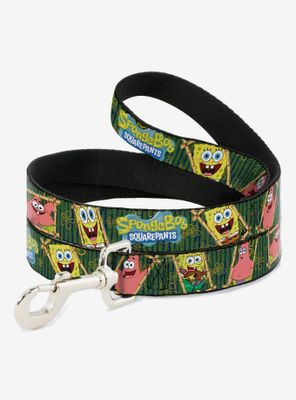 Spongebob Squarepants Patrick Starfish Bamboo Frames Logo Dog Leash