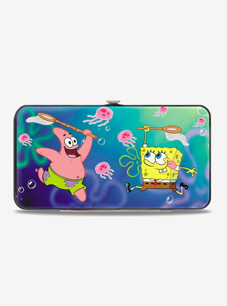 Boxlunch Spongebob Squarepants Patrick Jellyfishing Hinge Wallet