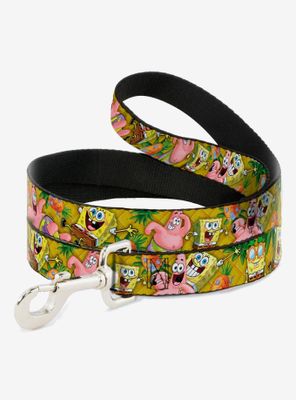 Spongebob Squarepants Patrick Starfish Poses Pineapple Dog Leash