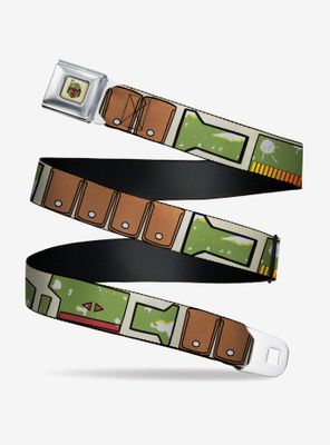 Star Wars Boba Fett Utility Belt Youth Seatbelt Belt