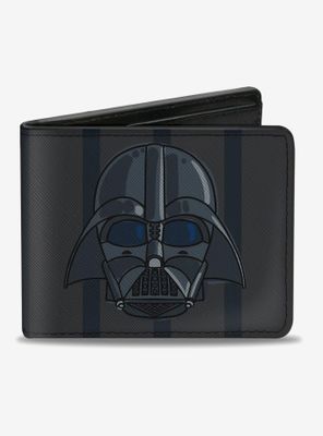 Star Wars Darth Vader Face Chest Panel Buttons Bi-Fold Wallet