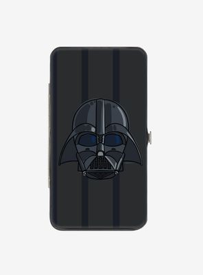 Star Wars Darth Vader Face Chest Panel Buttons Hinge Wallet