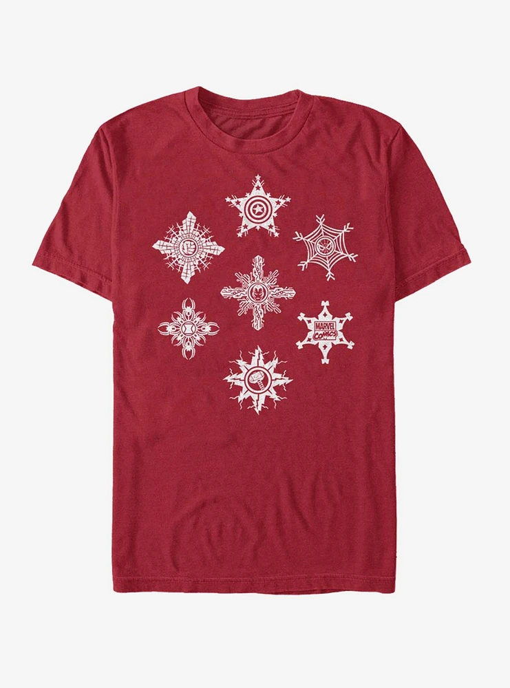 Marvel Avengers Power Snow Flakes T-Shirt