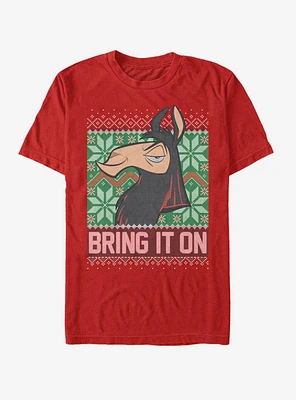 Disney Emperors New Groove Bring It Ugly Christmas T-Shirt