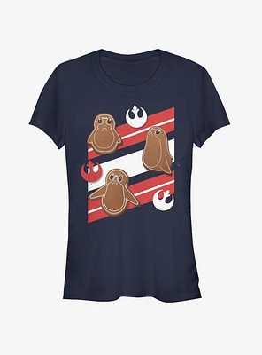 Star Wars Ginger Porg Christmas Cookie Girls T-Shirt