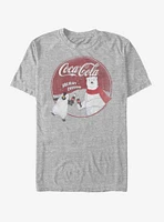 Coke Holiday Cheers Bear Penguin T-Shirt