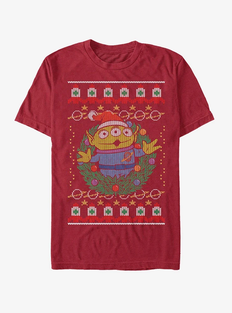 Disney Toy Story Santa Alien Ugly Christmas T-Shirt