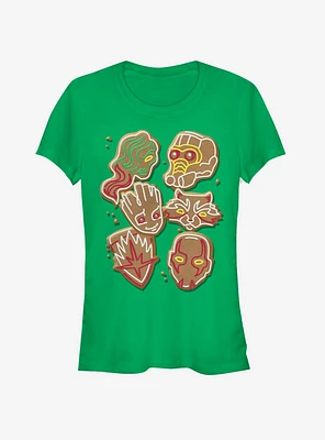 Marvel Guardians Of The Galaxy Christmas Cookies Girls T-Shirt