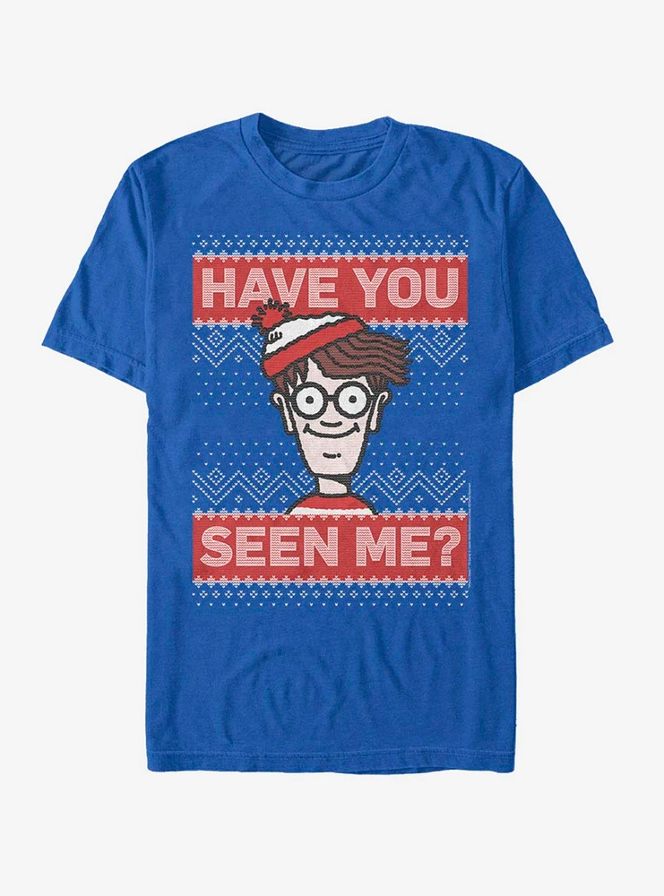 Wheres Waldo Seen Ugly Christmas Sweater T-Shirt