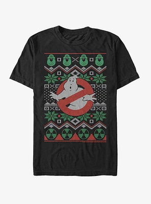 Ghostbusters Logo Ugly Christmas T-Shirt