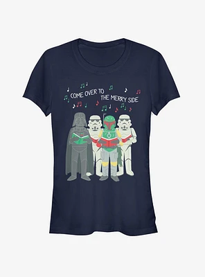 Star Wars Vader Boba Storm Troopers Carolers Girls T-Shirt