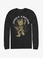 Marvel Guardins Of The Galaxy Jingle Groot Long-Sleeve T-Shirt