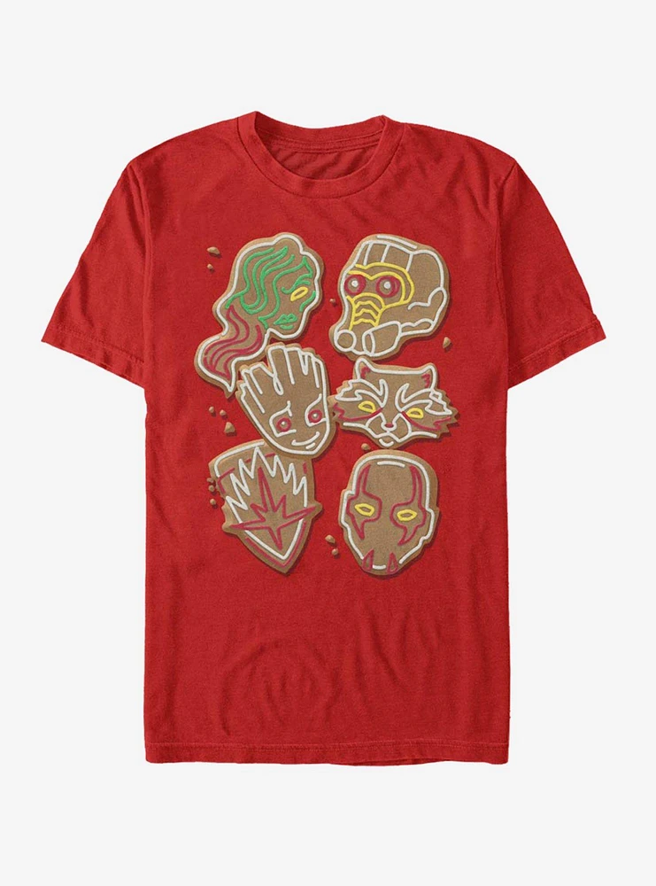 Marvel Guardians Of The Galaxy Christmas Cookies T-Shirt