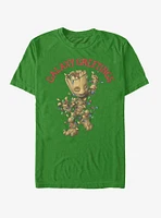 Marvel Guardians of the Galaxy Greetings Baby Groot Holiday T-Shirt