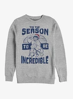 Marvel Hulk Incredible Season Holiday Crew Sweatshirt