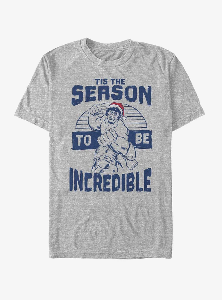 Marvel Hulk Incredible Season Holiday T-Shirt