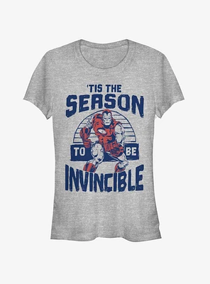 Marvel Iron Man Invincible Season Holiday Girls T-Shirt