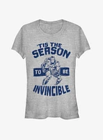 Marvel Silver Age Iron Man Invincible Season Girls T-Shirt