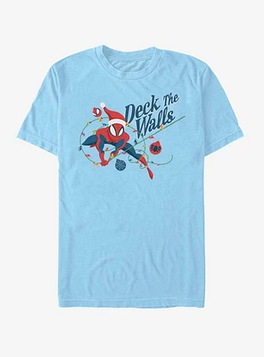 Marvel Spider-Man Deck The Walls Christmas T-Shirt