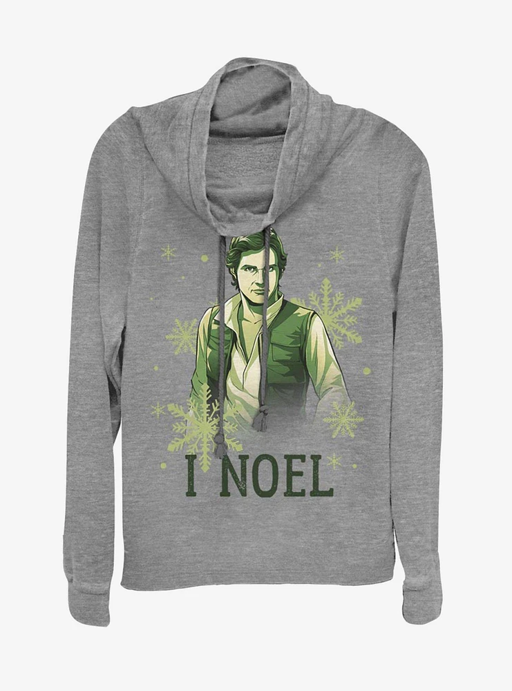 Star Wars Han Solo I Noel Cowl Neck Long-Sleeve Girls Top