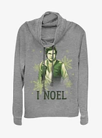 Star Wars Han Solo I Noel Cowl Neck Long-Sleeve Girls Top