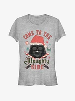 Star Wars Santa Vader Come To The Naughty Side Girls T-Shirt