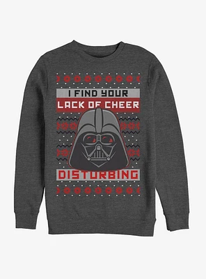 Star Wars Vader Lack of Cheer Ugly Christmas Crew Sweatshirt