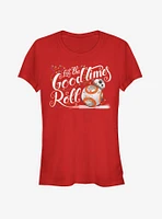 Star Wars BB-8 Good Times Roll Girls T-Shirt