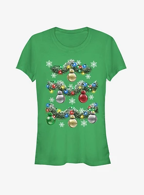 Star Wars BB-8 Ornaments Christmas Tree Girls T-Shirt