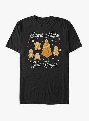 Star Wars Silent Night Jedi Knight Gingerbread T-Shirt
