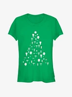 Star Wars Ornament Christmas Tree Girls T-Shirt